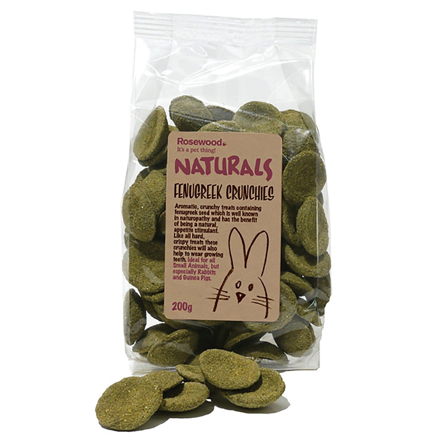 Naturals Fenugreek Crunchies 200g - North East Pet Shop Rosewood