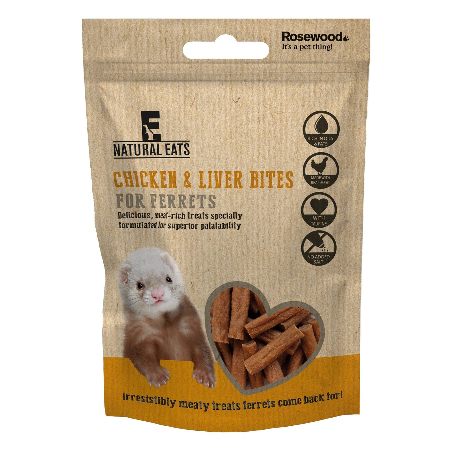 Naturals Ferret Bites Chick & Liver x12 - North East Pet Shop Rosewood
