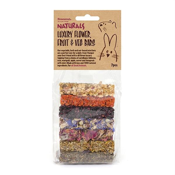 Naturals Luxury Flower Frt&Vg Bar 6x100g - North East Pet Shop Naturals