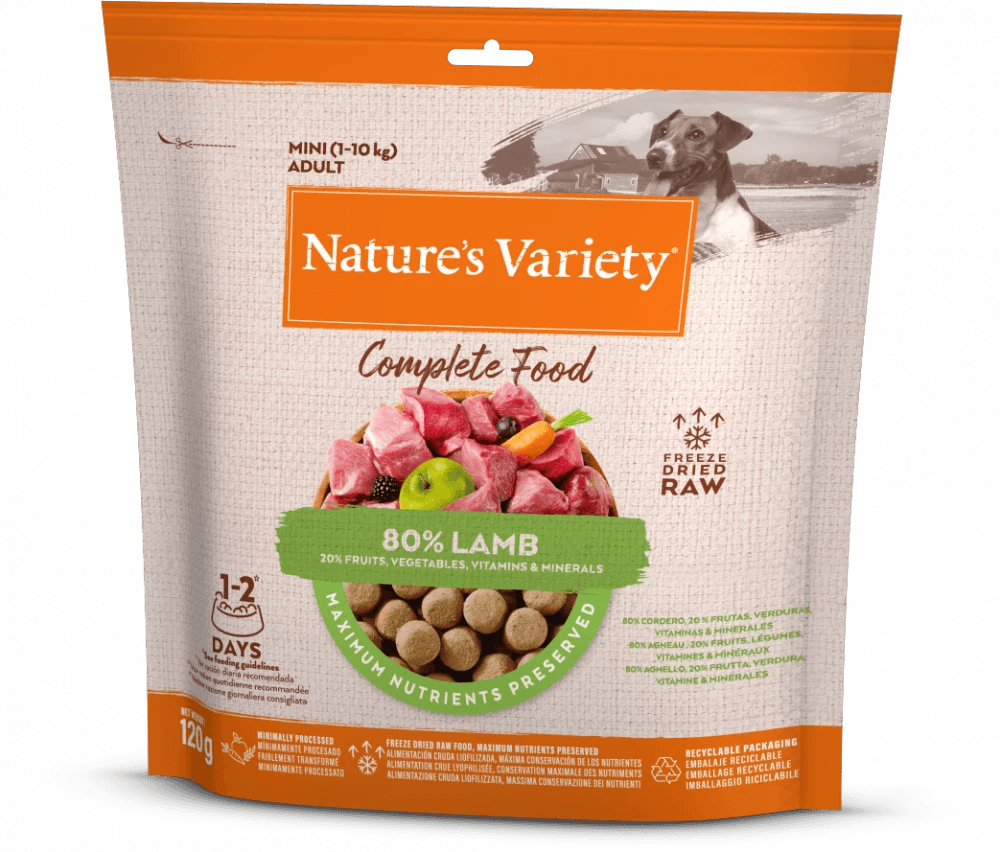 Nature's Variety - COMPLETE FREEZE DRIED FOOD LAMB FOR ADULT DOGS 250g - North East Pet Shop Nature's Variety