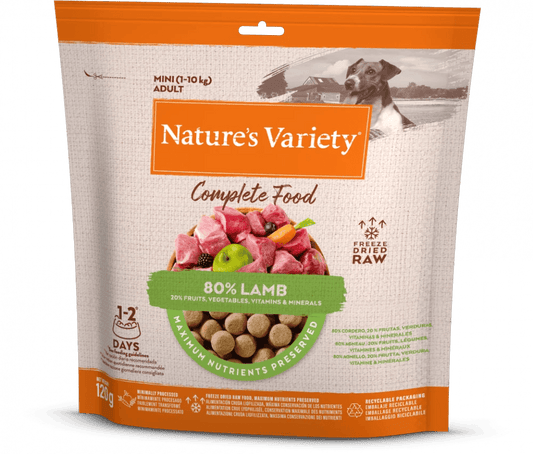 Nature's Variety - COMPLETE FREEZE DRIED FOOD LAMB FOR ADULT DOGS 250g - North East Pet Shop Nature's Variety