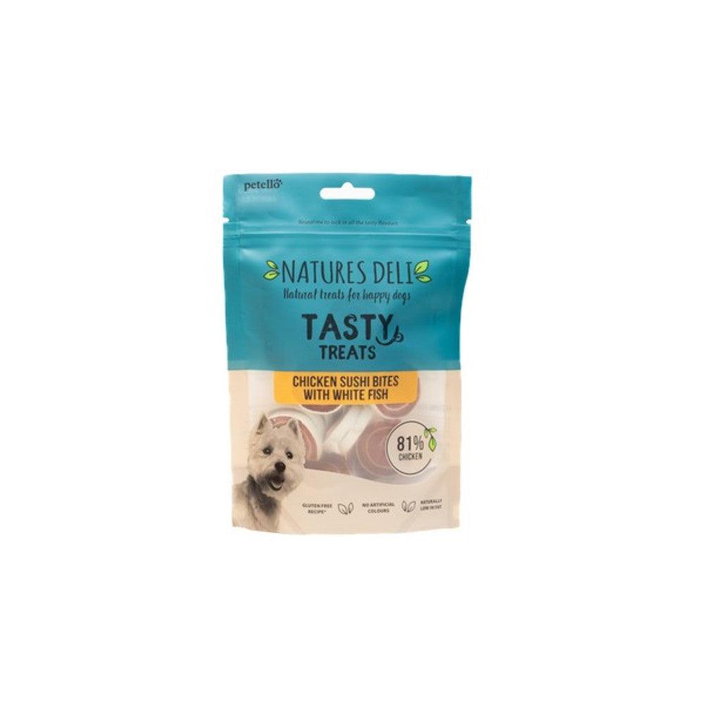 Natures Deli Chicken and Fish Sushi Bites 100g - North East Pet Shop Natures Deli