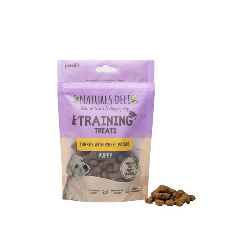 Natures Deli Puppy Training Treats Turkey With Sweet Potato 100g - North East Pet Shop Natures Deli