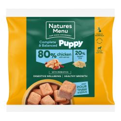 Natures Menu 80/20 Puppy Chicken & Salmon Nuggets Frozen, 1kg - North East Pet Shop Natures Menu