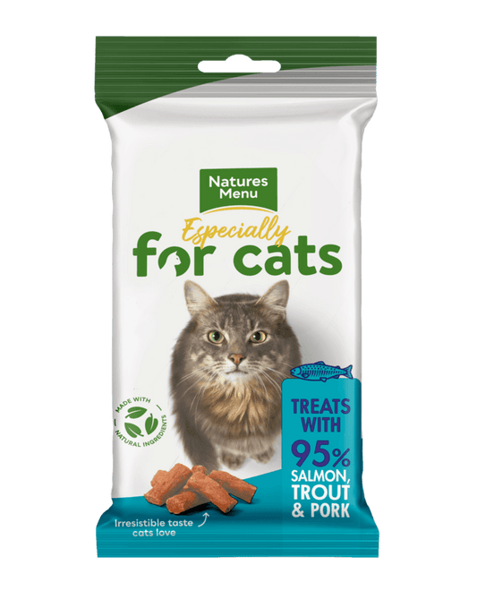 Natures Menu Cat Treat Salmon & Trout 12x60g - North East Pet Shop Natures Menu