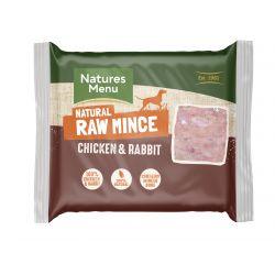 Natures Menu Chicken & Rabbit Mince, 400g - North East Pet Shop Natures Menu