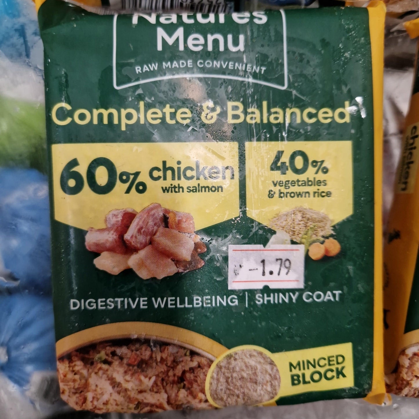 Natures Menu Chicken with Salmon Block - North East Pet Shop Natures Menu