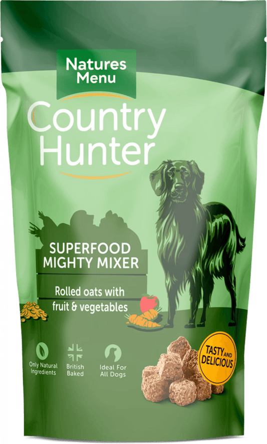 Natures Menu COUNTRY HUNTER BISCUITS MIGHTY MIXER FOR ADULT DOGS 1.2kg - North East Pet Shop Natures Menu
