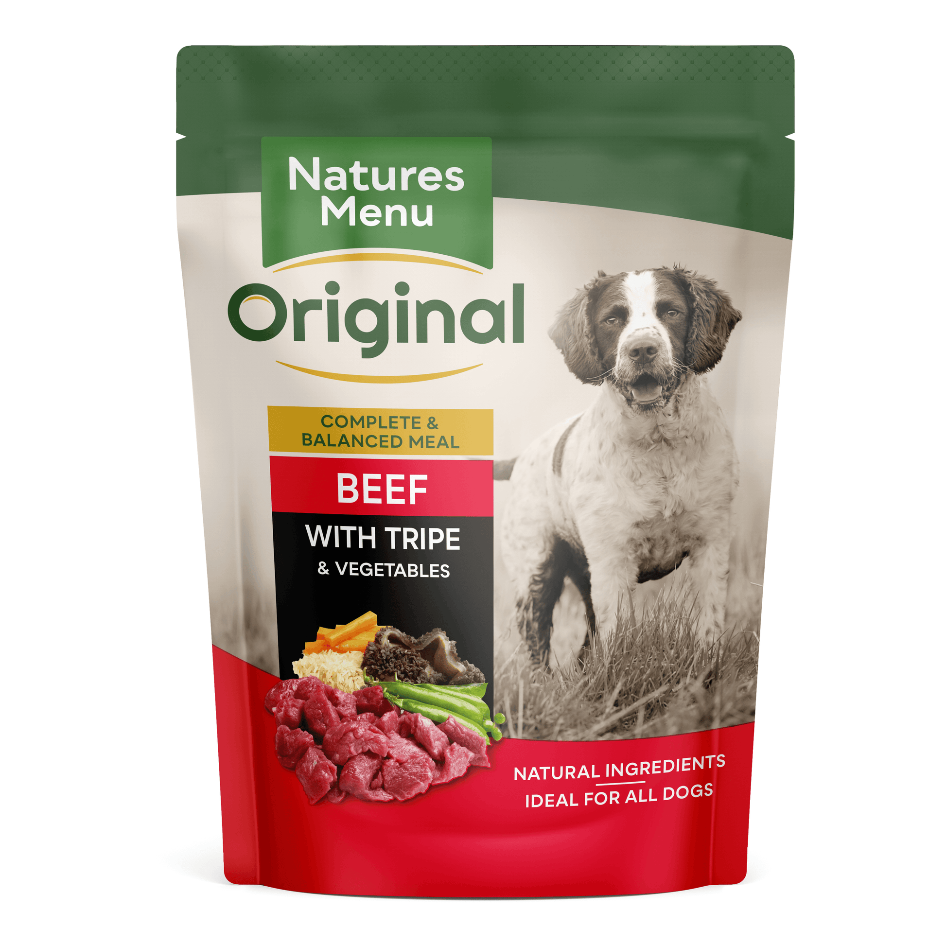 Natures Menu Dog Pch Beef & Tripe 8x300g - North East Pet Shop Natures Menu