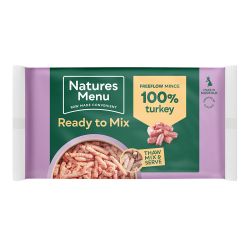 Natures Menu Freeflow Turkey Mince, 2kg - North East Pet Shop Natures Menu