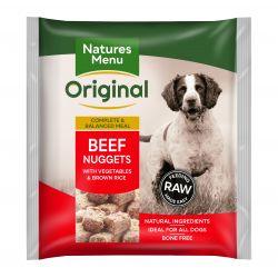 Natures Menu Original Beef Nuggets with vegetables & brown rice, 1kg - North East Pet Shop Natures Menu