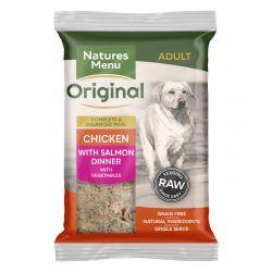 Natures Menu Original Chicken with Salmon Complete Dinner with vegetables - North East Pet Shop Natures Menu