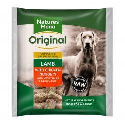 Natures Menu Original Lamb with Chicken Nuggets with Vegetables & Brown Rice, 1kg - North East Pet Shop Natures Menu