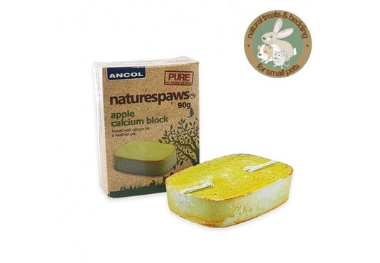 NATURESPAWS APPLE CALCIUM BLOCK - North East Pet Shop Ancol