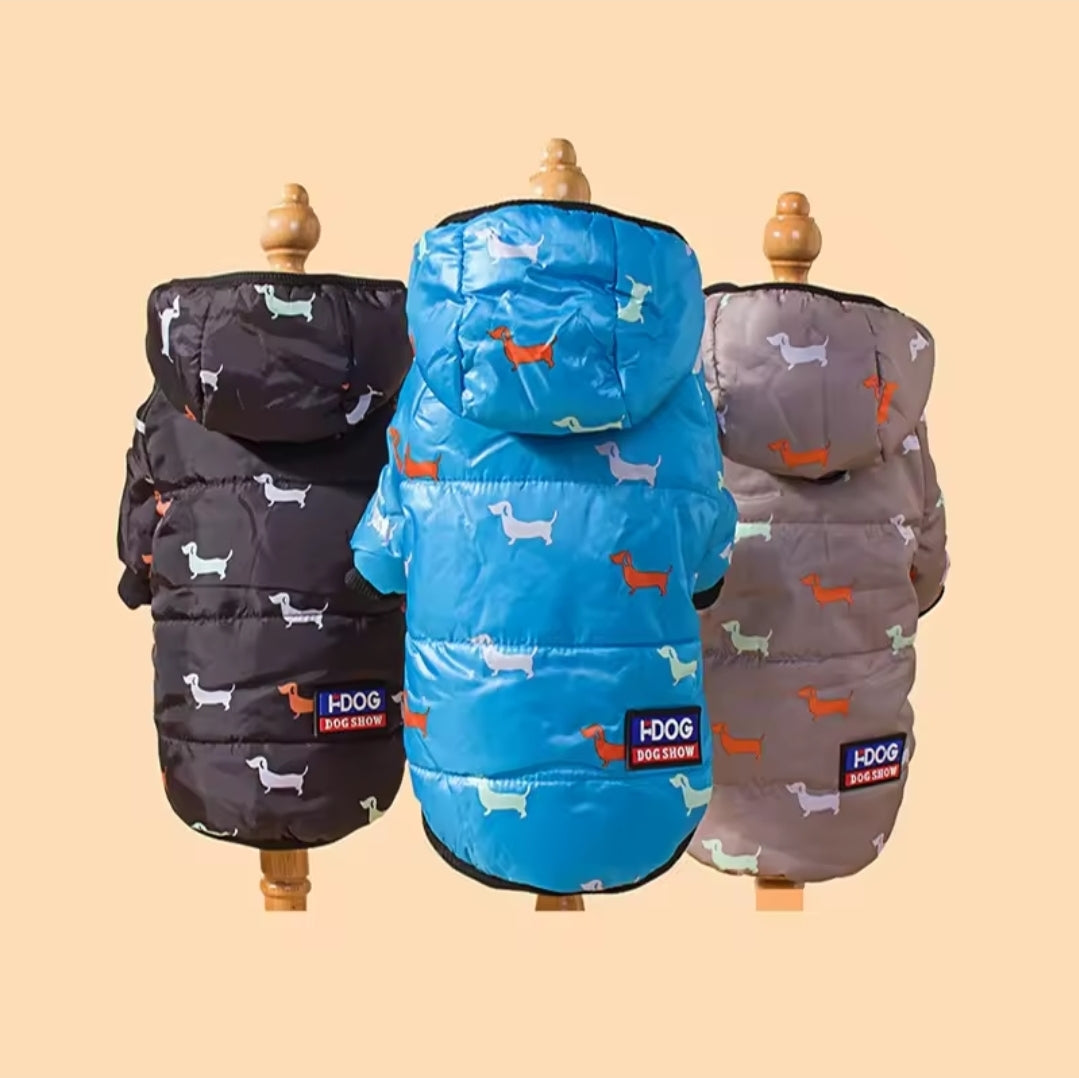 New Hot Dog Puffer Coats - North East Pet Shop Dog Shack UK