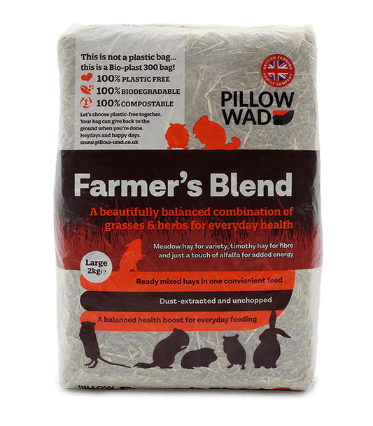 NEW Pillow Wad Farmers Blend 2kg - North East Pet Shop Pillow Wad
