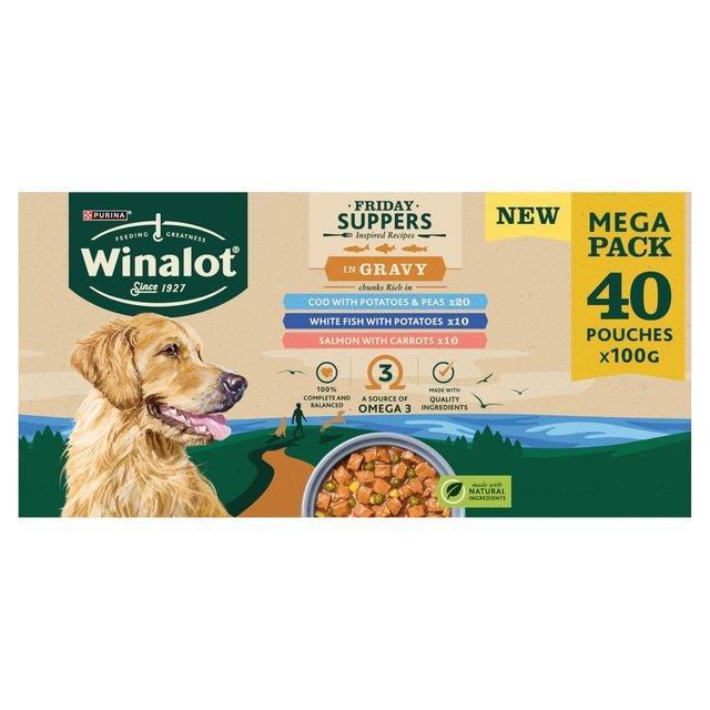 NEW Winalot Friday Suppers in Gravy 40 Mega Pack - North East Pet Shop Winalot