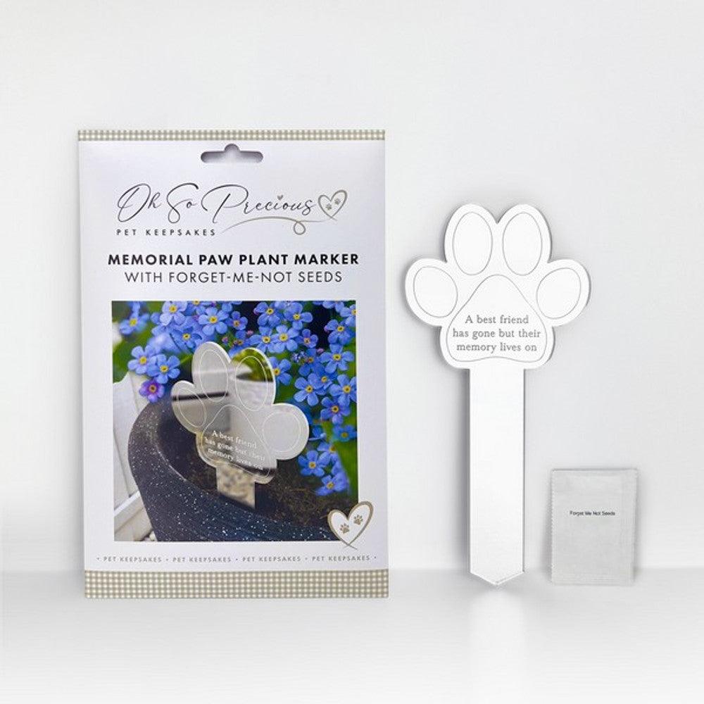 Oh So Precious Memorial Plant Marker With Seeds - North East Pet Shop Oh So Precious