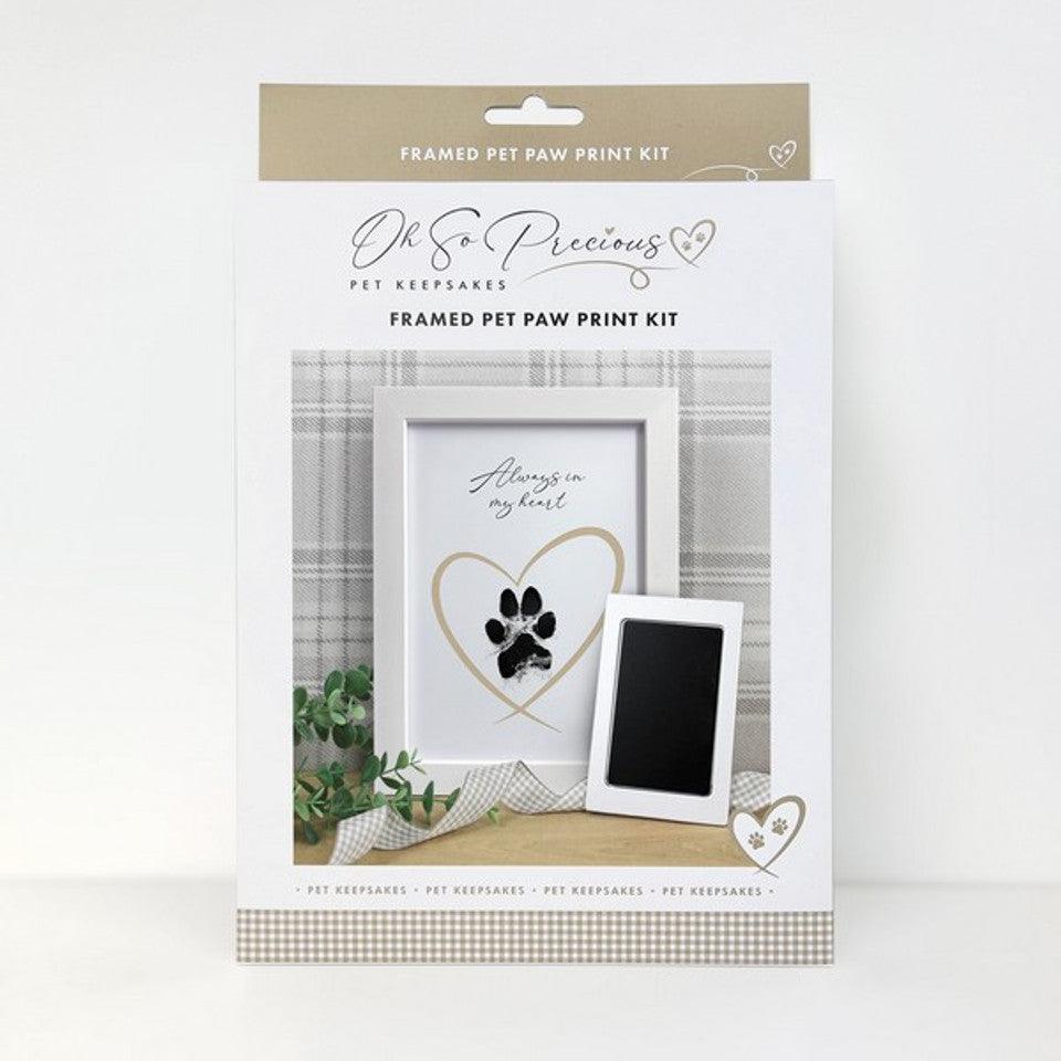 Oh So Precious Paw Print Memory Ink Picture Frame A5 - North East Pet Shop Oh So Precious