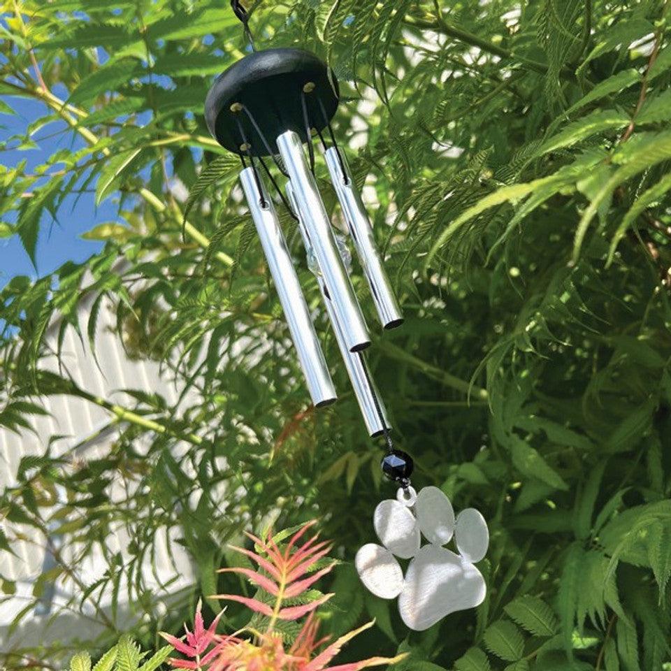 Oh So Precious Paw Print Wind Chime 11cm - North East Pet Shop Oh So Precious