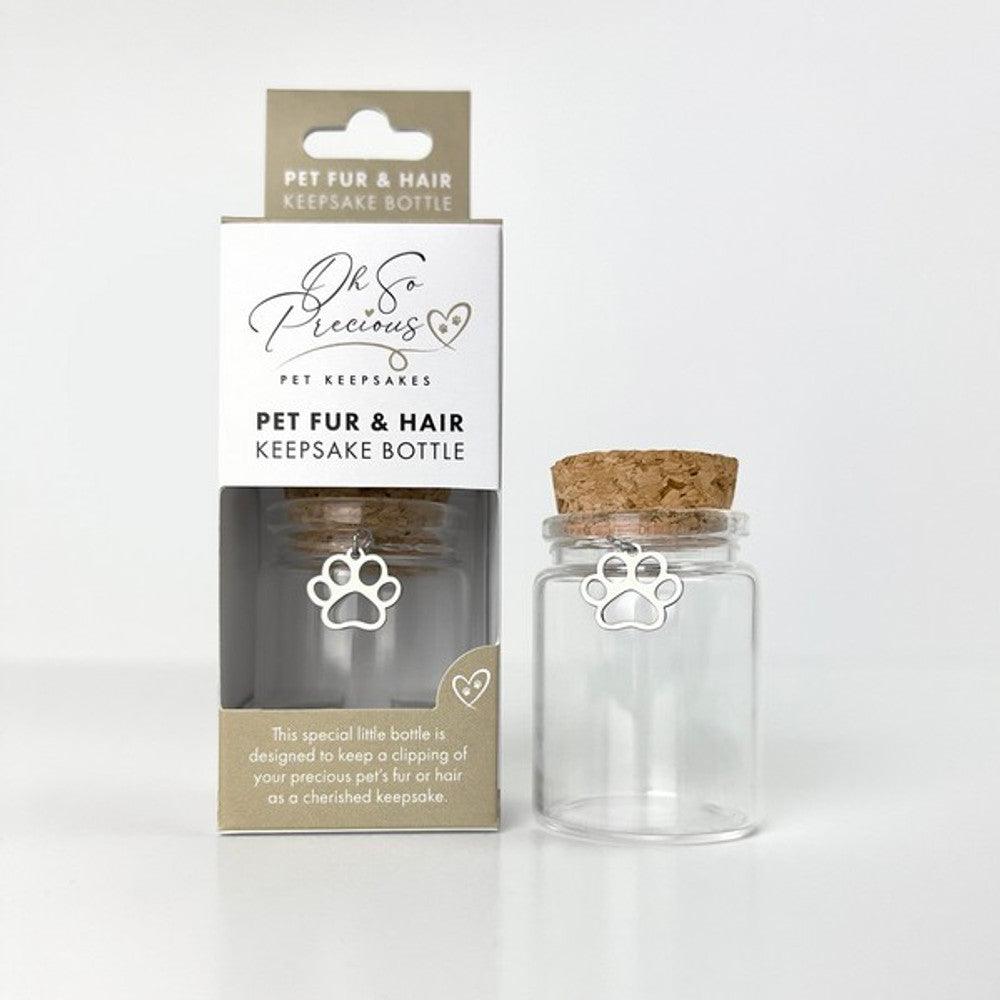 Oh So Precious Pet Fur Keepsake Bottle 30cl - North East Pet Shop Oh So Precious