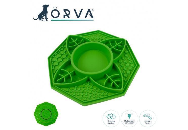 Orva Suction Cup Slow Feeder (Leaf Design) - North East Pet Shop Ancol