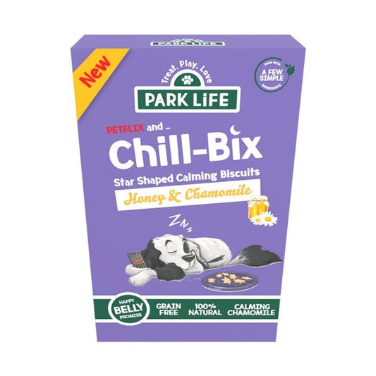 Park Life Chill-Bix Honey & Chamomile 300g - AS SEEN ON DRAGONS DEN - North East Pet Shop Park Life