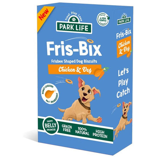 Park Life Fris-Bix Chicken & Veg 300g - AS SEEN ON DRAGONS DEN - North East Pet Shop Park Life