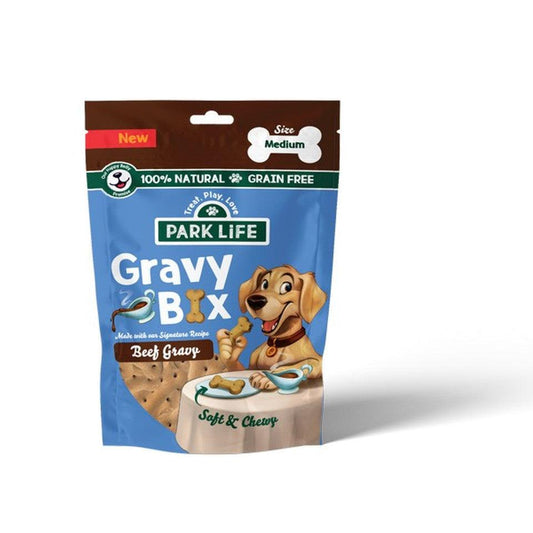 PARK LiFE Gravy Bix Dog Biscuits Orignal Beef 100g - AS SEEN ON DRAGONS DEN - North East Pet Shop Park Life
