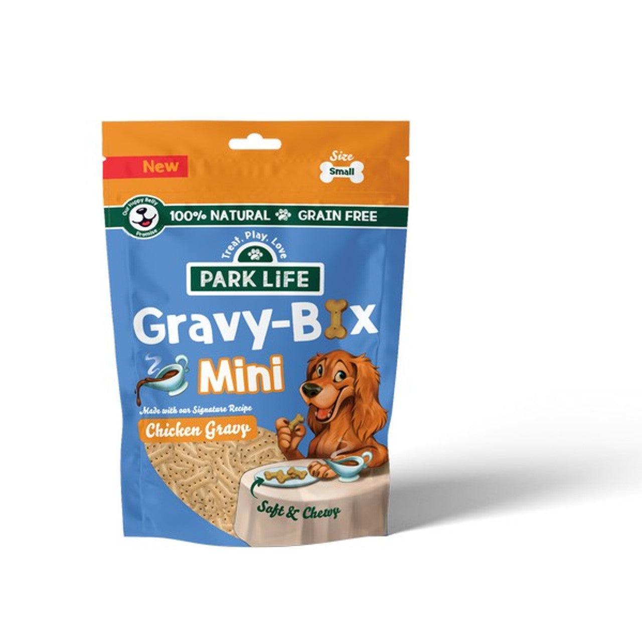 PARK LiFE Mini Gravy Bix Dog Biscuits Chicken 100g - AS SEEN ON DRAGONS DEN - North East Pet Shop Park Life