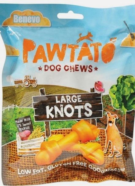 Pawtato Large Knots (Vegan) - North East Pet Shop Pawtato