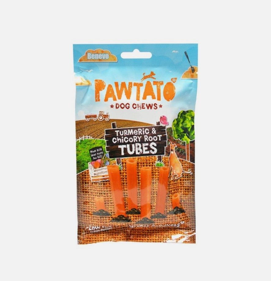 Pawtato Turmeric & Chicory Root Tubes (Vegan) - North East Pet Shop Pawtato