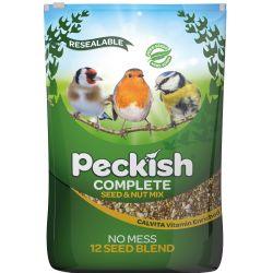 Peckish Complete Seed And Nut No Mess Wild Bird Seed Mix, 12.75kg - North East Pet Shop Peckish