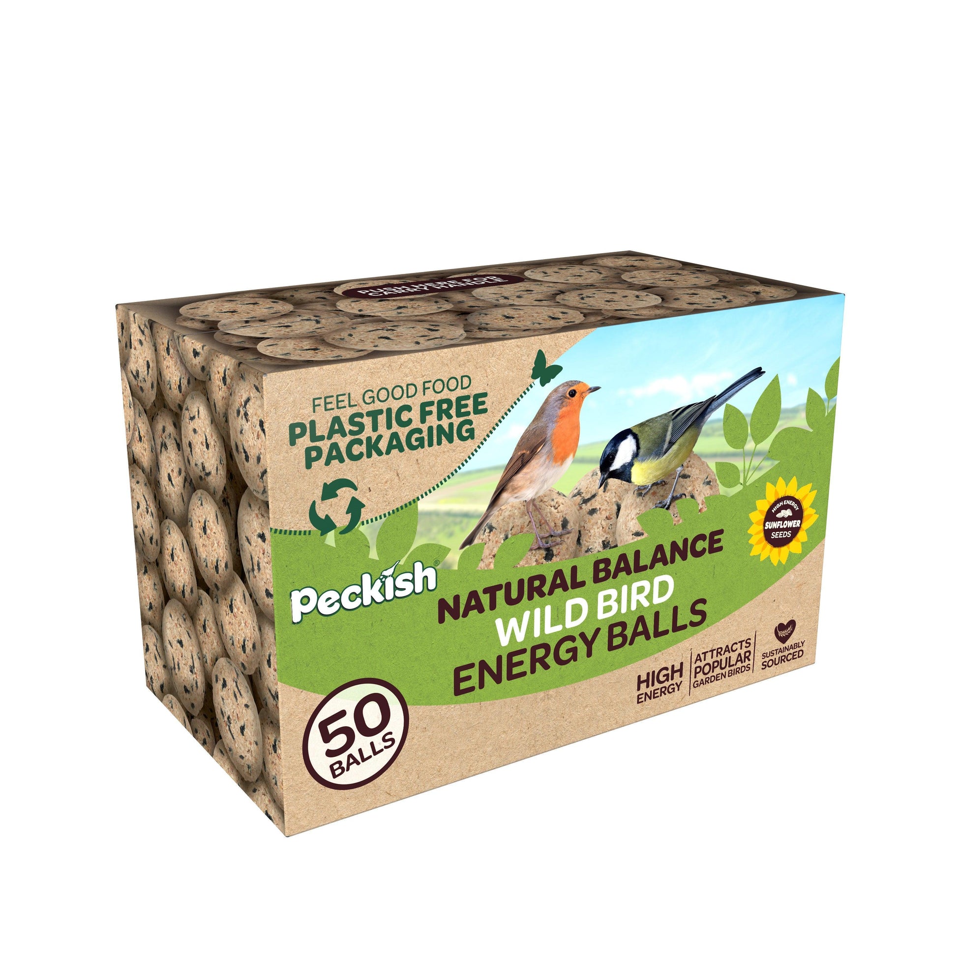 Peckish Nat Bal Energy Balls 50 Box - North East Pet Shop Peckish