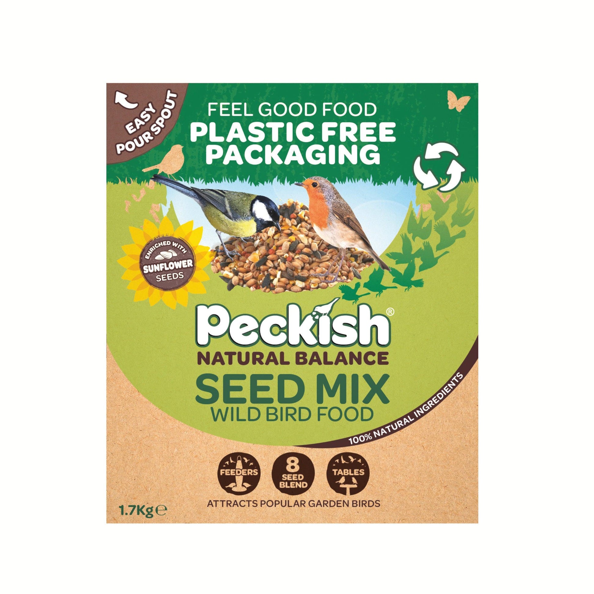 Peckish Natural Balance Seed Mix Box x4 - North East Pet Shop Peckish