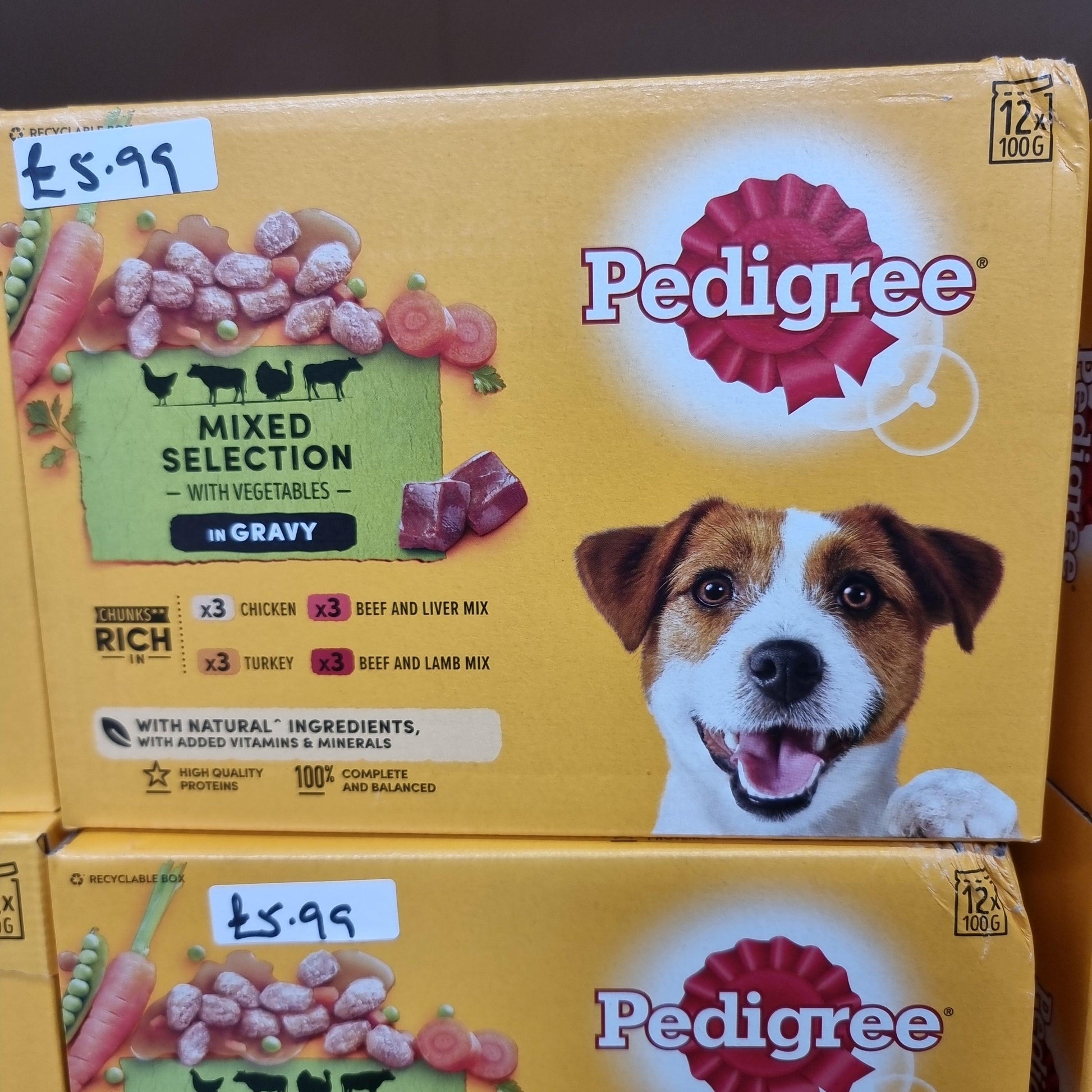 Pedigree Adult Wet Dog Food Pouches Mixed Selection in Gravy 12pk, 100g - North East Pet Shop Pedigree