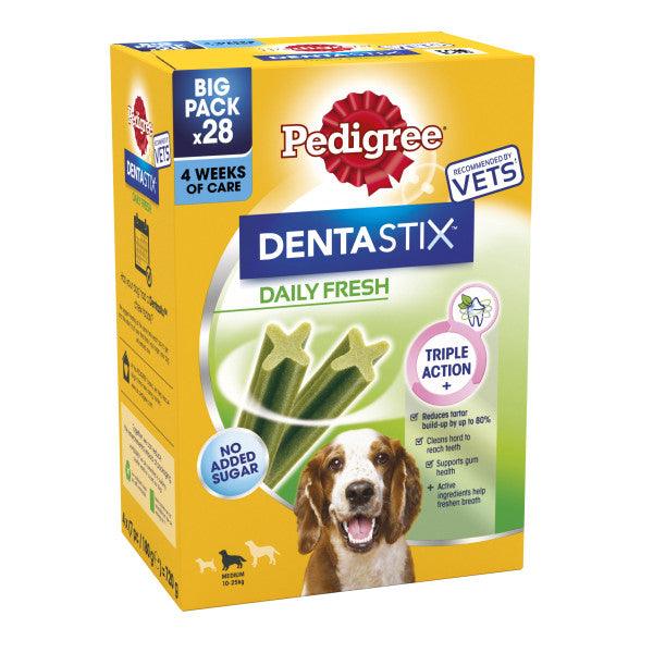 Pedigree Dentastix Fresh Med 4x28 - North East Pet Shop Pedigree