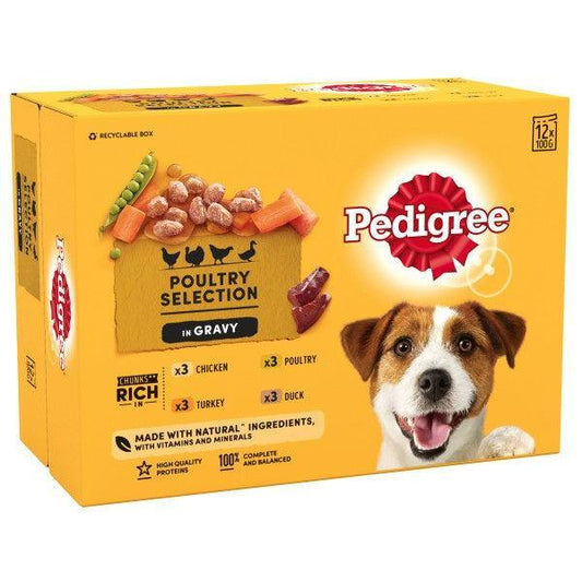 Pedigree Pch Adult Mix Gravy 4x12x100g - North East Pet Shop Pedigree