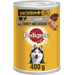 Pedigree Protein Plus Dog Tin with Turkey & Chicken in Loaf - North East Pet Shop Pedigree