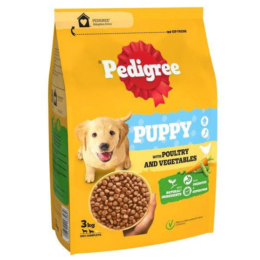 Pedigree Puppy Med Poultry 3x3kg - North East Pet Shop Pedigree