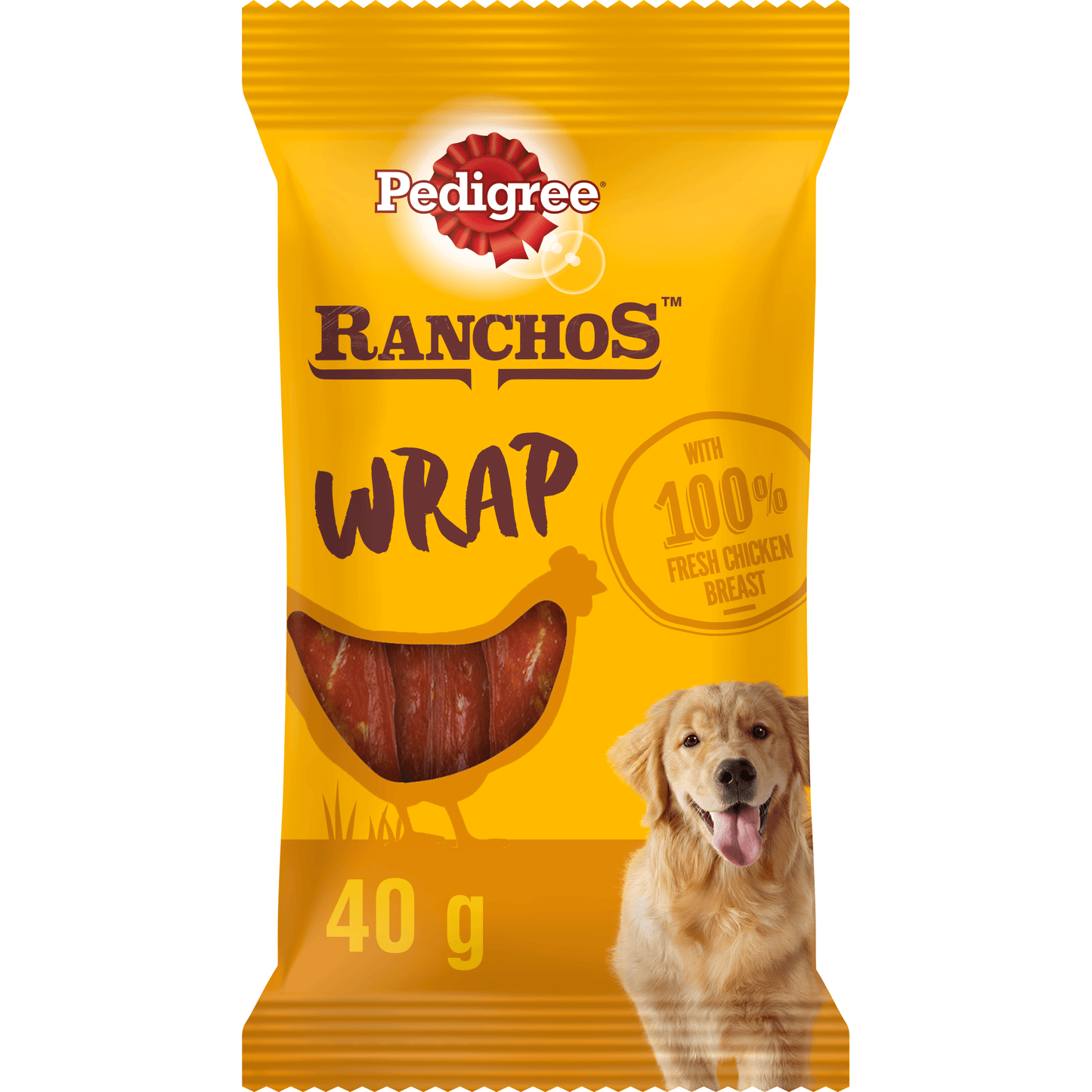 Pedigree Ranchos Wrap Chicken 12x40g - North East Pet Shop Pedigree