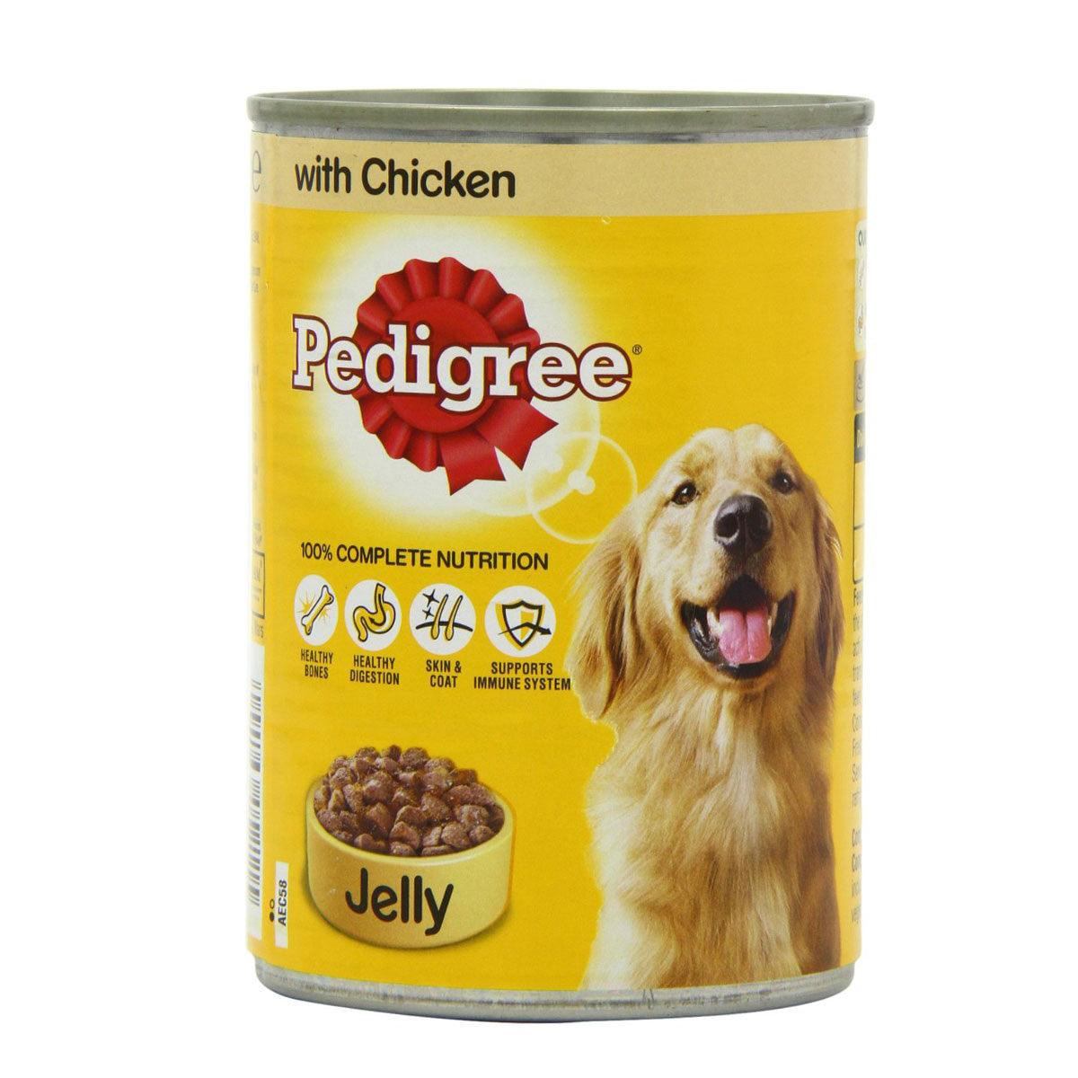 Pedigree Tins Chicken CIJ 12x385g - North East Pet Shop Pedigree