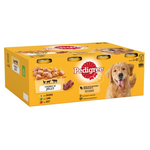 Pedigree Tins Mixed CIJ 2x12x385g - North East Pet Shop Pedigree