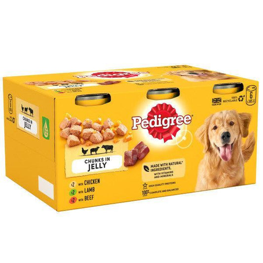 Pedigree Tins Mixed CIJ 4x6x385g - North East Pet Shop Pedigree