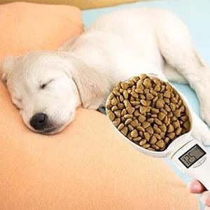Pet Food Measuring Scoop Electronic Dog Cat Food Measuring Cup Digital Spoon Scale Kitchen Food Scale with LED Display - North East Pet Shop Dog Shack UK