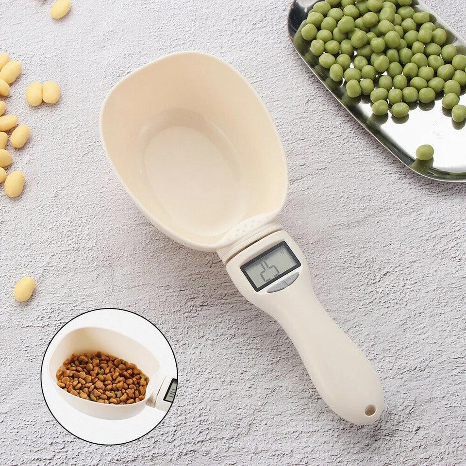 Pet Food Measuring Scoop Electronic Dog Cat Food Measuring Cup Digital Spoon Scale Kitchen Food Scale with LED Display - North East Pet Shop Dog Shack UK