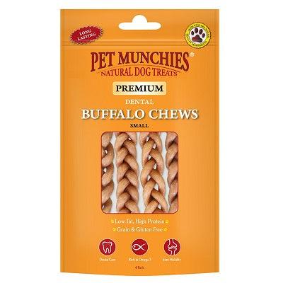 Pet Munchies Buffalo Chew Sml 8x4x55g - North East Pet Shop Pet Munchies