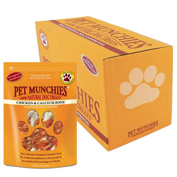 Pet Munchies Chicken & Calcium 8x100g - North East Pet Shop Pet Munchies