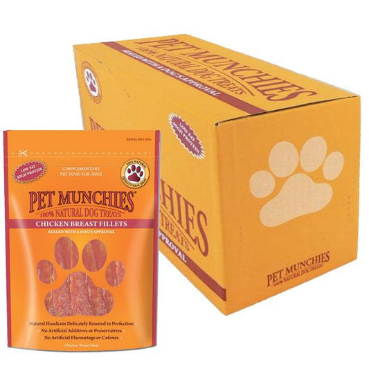 Pet Munchies Dog Treat Ckn Breast 8x100g - North East Pet Shop Pet Munchies