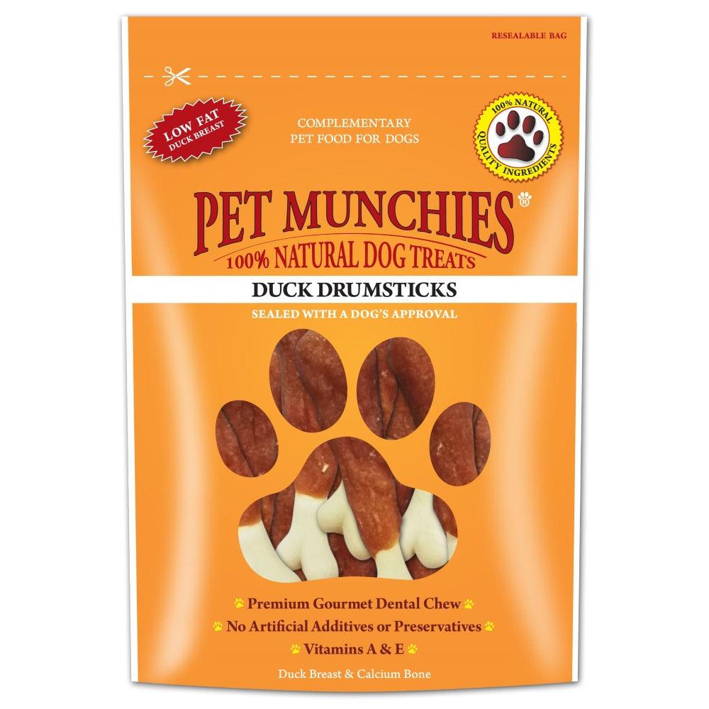 Pet Munchies Dog Treat Duck D/Stk 8x100g - North East Pet Shop Pet Munchies